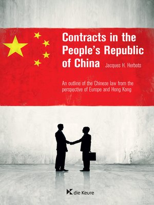 cover image of Contracts in the People's Republic of China